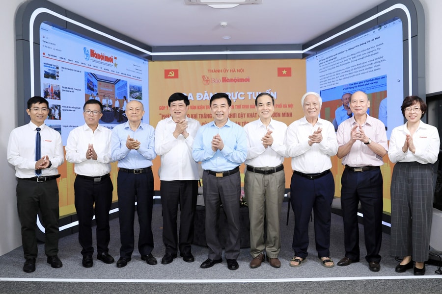 Tọa đàm góp ý Dự thảo Báo cáo chính trị Đại hội XVIII Đảng bộ thành phố Hà Nội