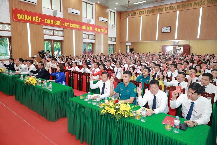 Phiên trù bị Đại hội đại biểu Đảng bộ xã Thư Lâm lần thứ I, nhiệm kỳ 2025-2030