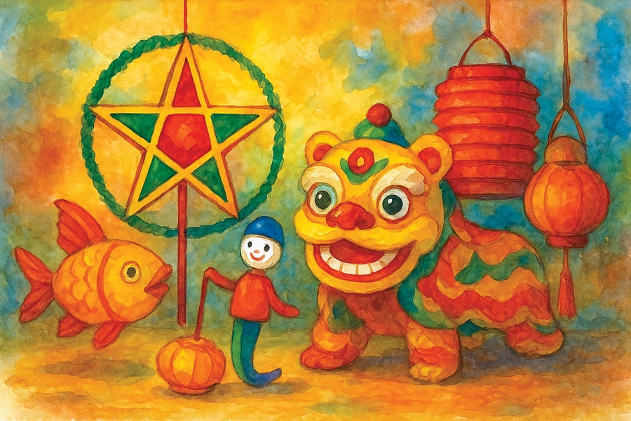 Nhớ đồ chơi Trung thu xưa
