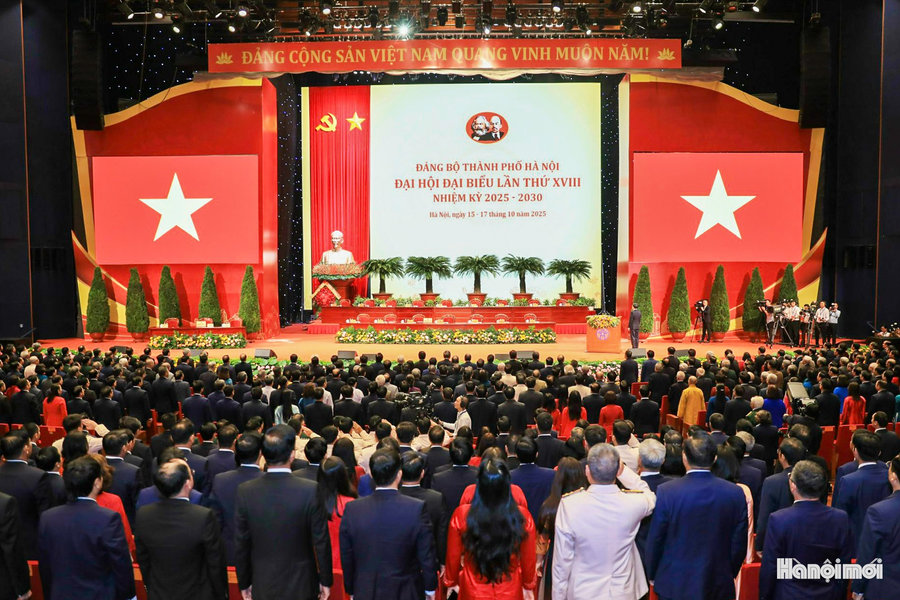 Ban Thường vụ Thành ủy Hà Nội khóa XVIII, nhiệm kỳ 2025 - 2030