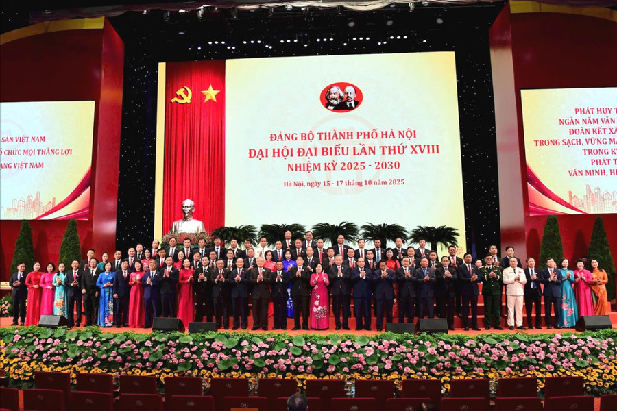 Danh sách Ban Thường vụ Thành ủy Hà Nội khóa XVIII