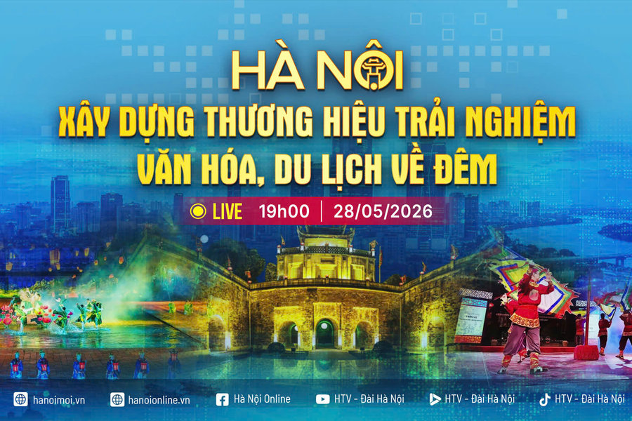 [TRỰC TIẾP] Chương trình thời sự: Hà Nội - Xây dựng thương hiệu trải nghiệm văn hóa, du lịch về đêm