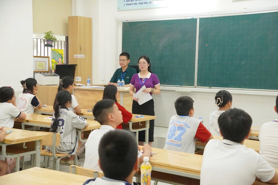 Gần 5.700 thí sinh tham gia kiểm tra đánh giá năng lực vào lớp 6 Trường THCS Cầu Giấy