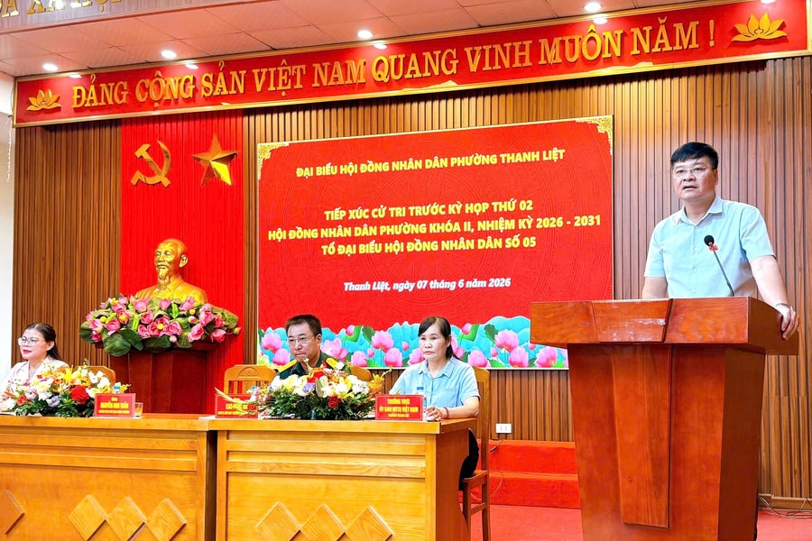 Thanh Liệt: Nhiều ý kiến dân sinh tại hội nghị tiếp xúc cử tri trước kỳ họp thứ 2 HĐND phường