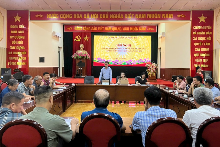 Xã Ngọc Hồi dự kiến còn 13 thôn sau sắp xếp