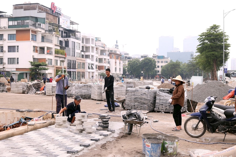 Phường Nghĩa Đô: Gỡ nút thắt mặt bằng, đẩy nhanh tiến độ công trình chống ngập