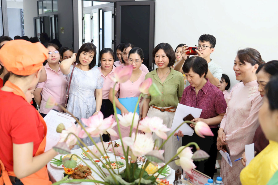 Phường Xuân Đỉnh tổ chức Hội thi nấu ăn “Bữa cơm gia đình - Kết nối yêu thương”