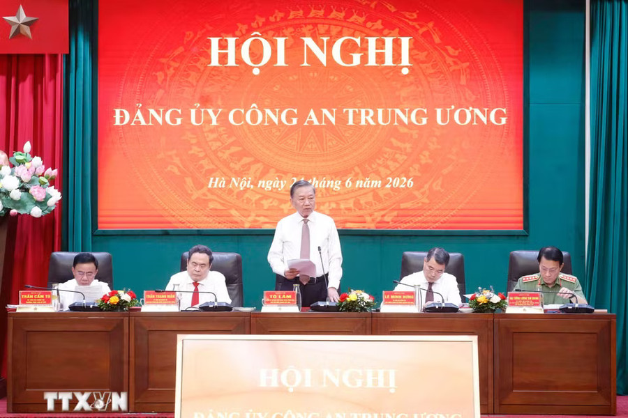 Tổng Bí thư, Chủ tịch nước Tô Lâm dự Hội nghị Đảng ủy Công an Trung ương