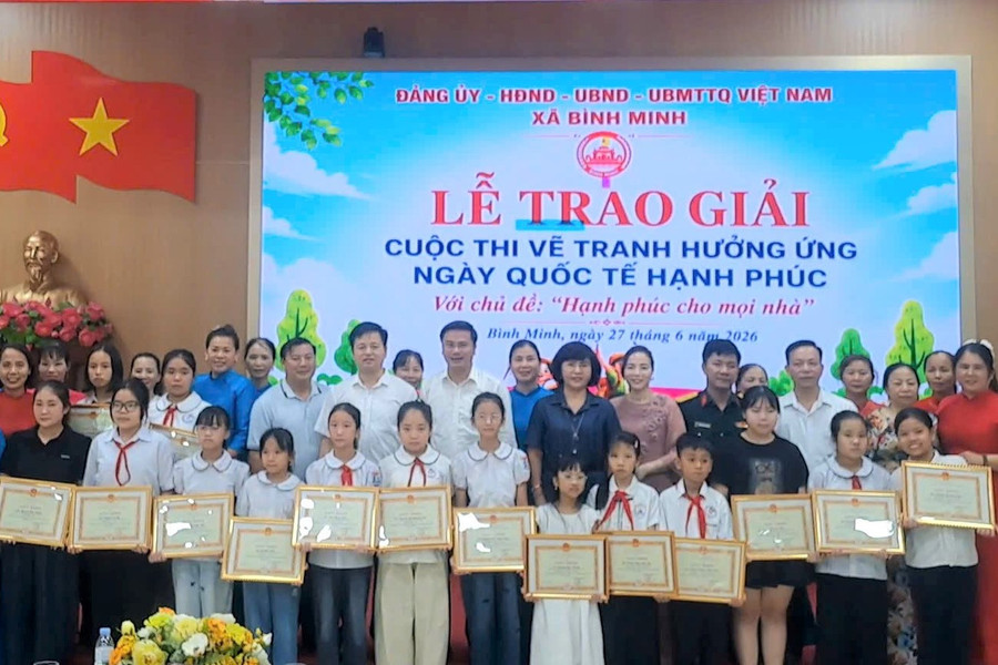 Xã Bình Minh lan tỏa giá trị gia đình Việt Nam, xây dựng mái ấm hạnh phúc
