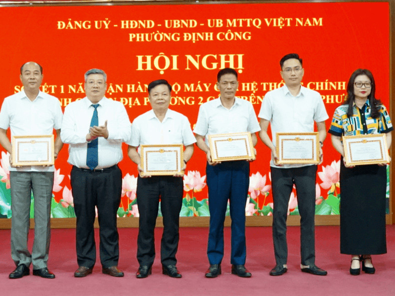 Phường Định Công thực hiện hiệu quả mô hình chính quyền địa phương hai cấp