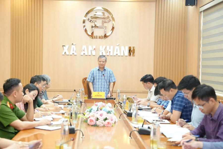 Xã An Khánh tập trung làm sạch dữ liệu đất đai, đẩy nhanh giải ngân đầu tư công