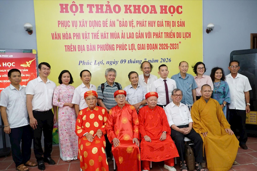Phường Phúc Lợi: Hiến kế và phát huy giá trị di sản hát múa Ải Lao