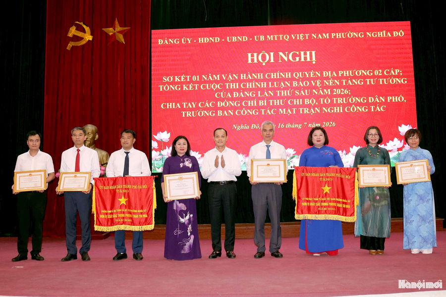 Hiệu quả từ mô hình chính quyền địa phương hai cấp ở phường Nghĩa Đô
