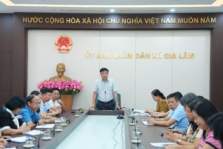 Xã Gia Lâm dự kiến sắp xếp 16 trường công lập thành 8 trường đa cơ sở