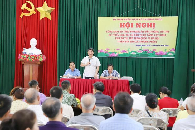 Tăng cường đối thoại, tạo đồng thuận trong GPMB ở xã Thượng Phúc