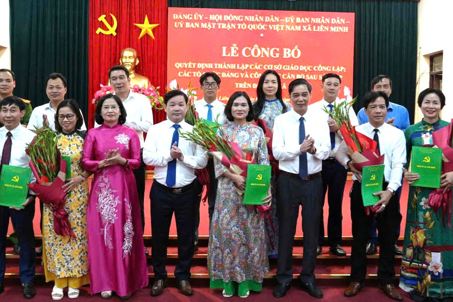 Xã Liên Minh giảm hơn 60% đầu mối trường học sau sắp xếp