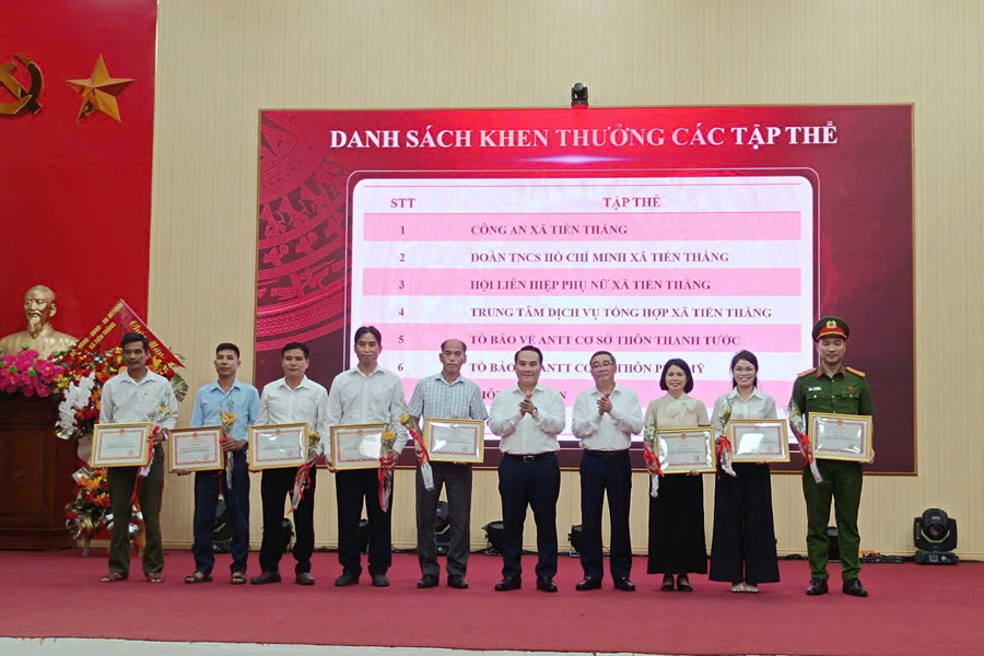 Xã Tiến Thắng: Phát huy hiệu quả phong trào toàn dân bảo vệ an ninh Tổ quốc
