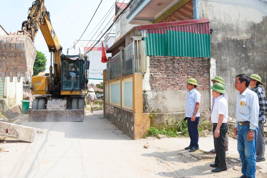 Thượng Phúc tích cực gỡ điểm nghẽn GPMB đường Ba Lăng - Dũng Tiến
