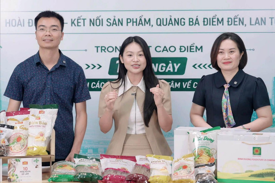 Đưa đặc sản Hoài Đức đến gần hơn với người tiêu dùng qua “sóng” livestream