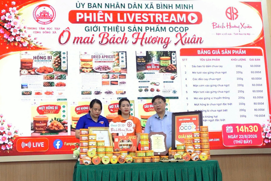 Bình Minh đẩy mạnh đưa sản phẩm truyền thống lên nền tảng số