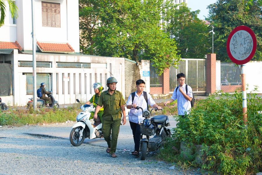 Quốc Oai xây dựng môi trường học đường an toàn từ cổng trường