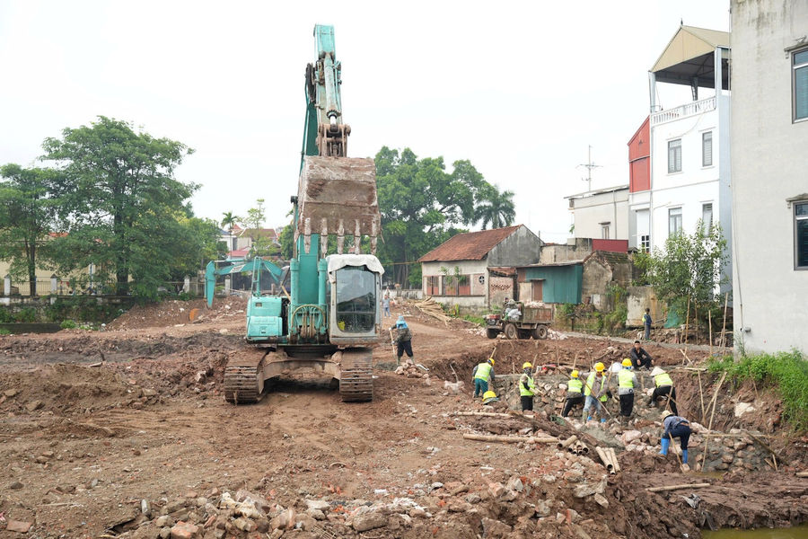Xã Đan Phượng: Tập trung đẩy nhanh tiến độ các dự án đầu tư xây dựng
