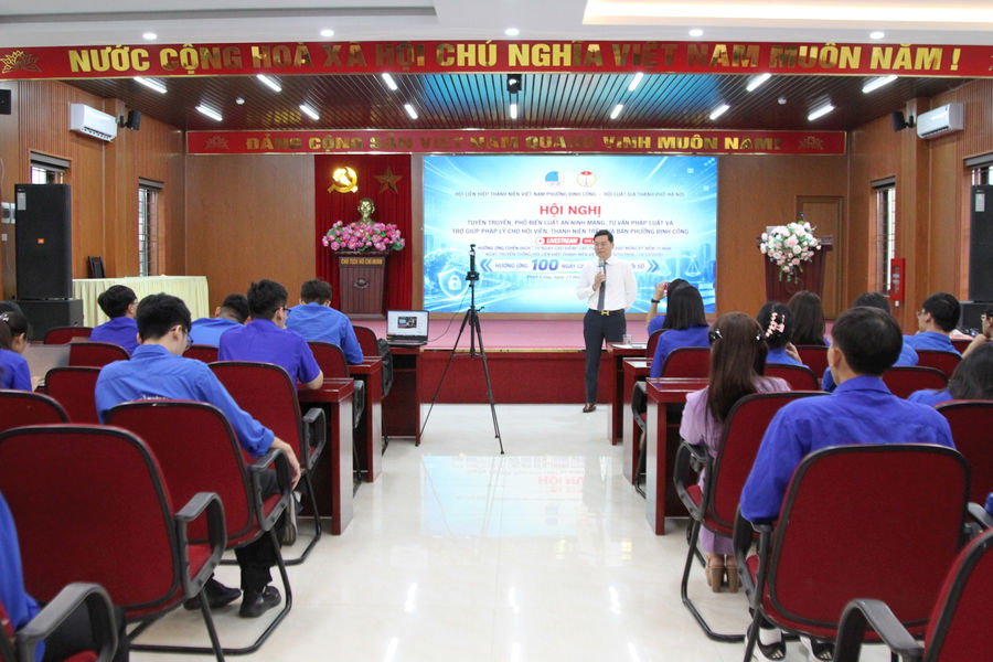 Định Công nâng cao ý thức pháp luật về an ninh mạng cho thanh niên