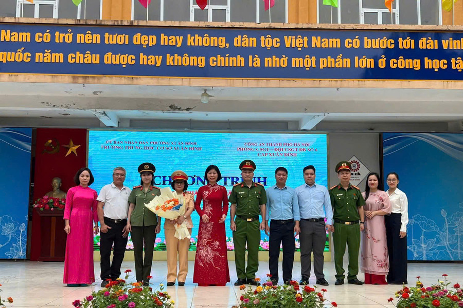 Xuân Đỉnh ra mắt mô hình “Trường học văn minh - Cộng đồng gắn kết”