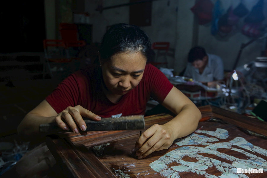 Chuyên Mỹ đưa nghề khảm trai vươn ra thế giới