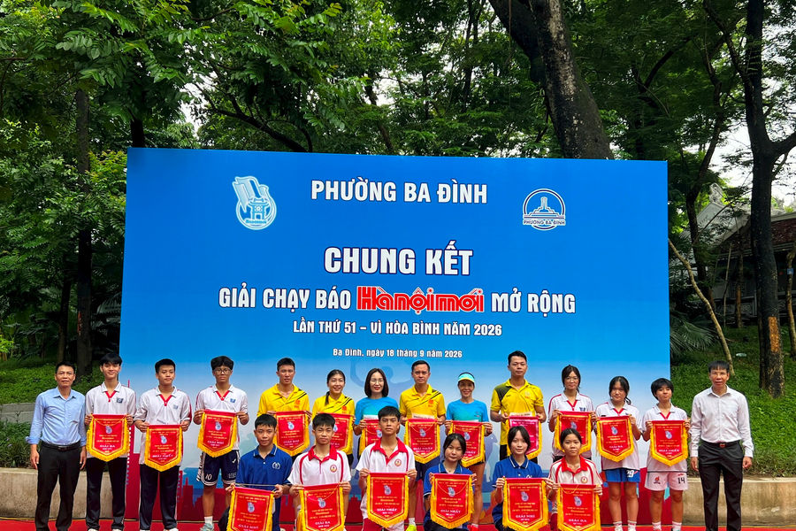 Phường Ba Đình tiếp nối truyền thống từ Giải chạy Báo Hànộimới
