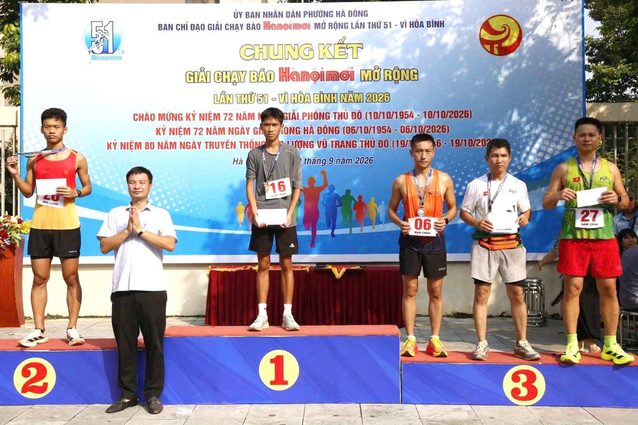 Hà Đông: Gần 200 vận động viên tranh tài Giải chạy Báo Hànộimới