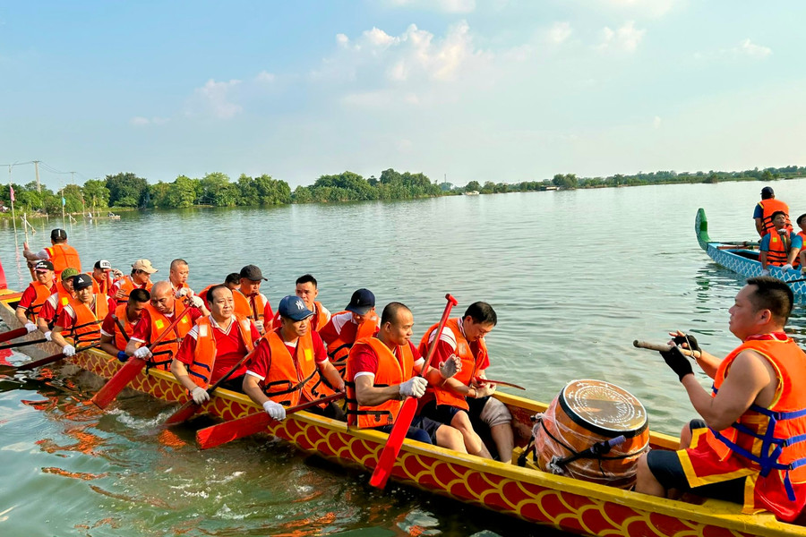 Lễ hội bơi trải làng Yên Duyên - Dòng chảy di sản giữa lòng Thủ đô