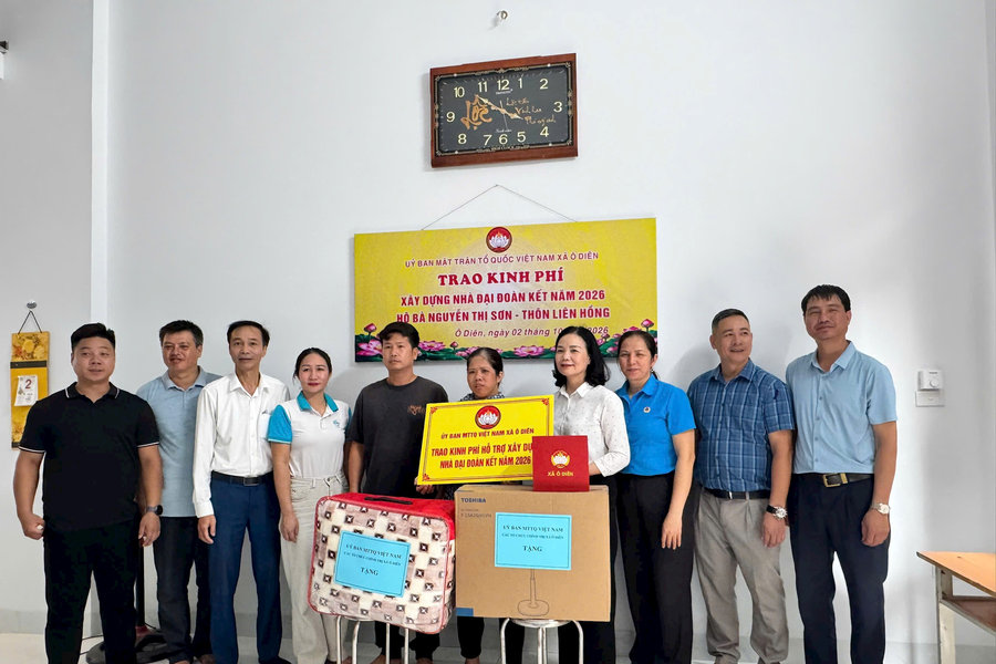 Xã Ô Diên: Hai mái nhà từ những sẻ chia