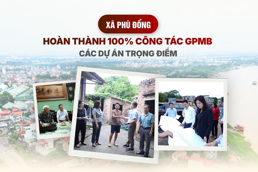 Xã Phù Đổng: Giải phóng mặt bằng các dự án trọng điểm "về đích"