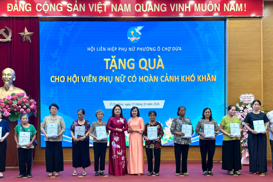 Phụ nữ Ô Chợ Dừa lan tỏa yêu thương
