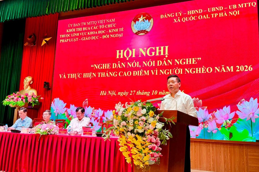 Xã Quốc Oai lắng nghe ý kiến, tháo gỡ vướng mắc từ cơ sở