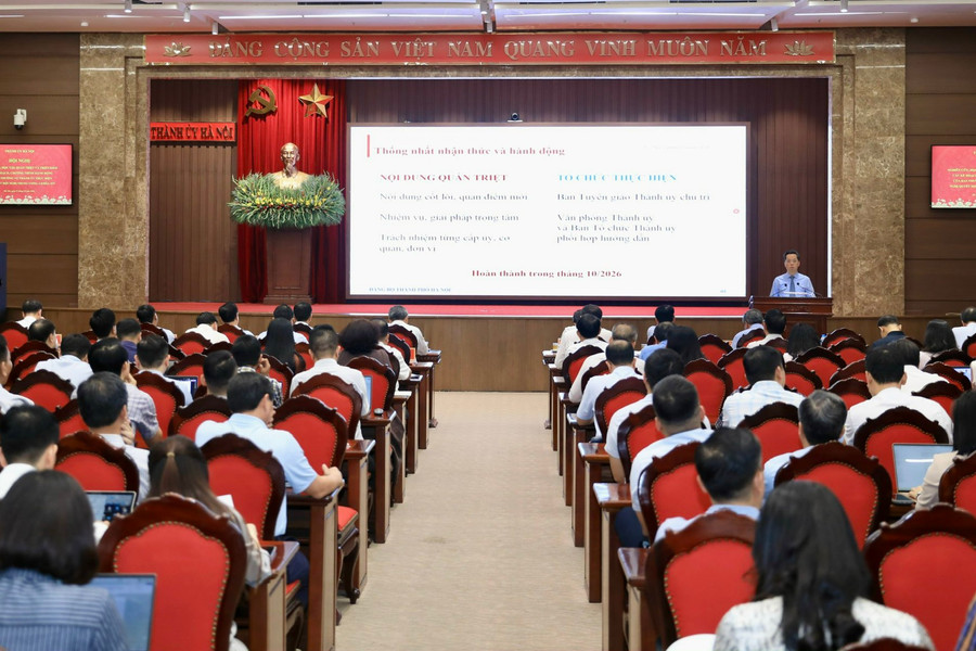 Hà Nội triển khai các kế hoạch, chương trình hành động thực hiện Nghị quyết Hội nghị Trung ương 4 khóa XIV