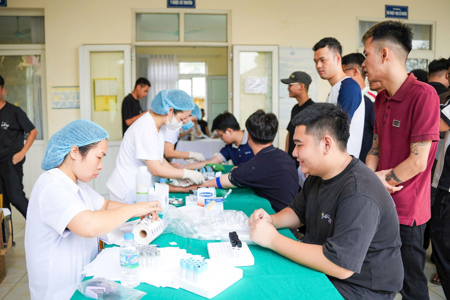 Xã Thượng Phúc tổ chức khám sơ tuyển sức khỏe nghĩa vụ quân sự năm 2027