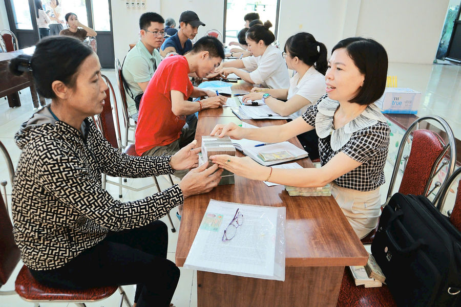 Xã Hát Môn đẩy nhanh bàn giao mặt bằng dự án đường 42m