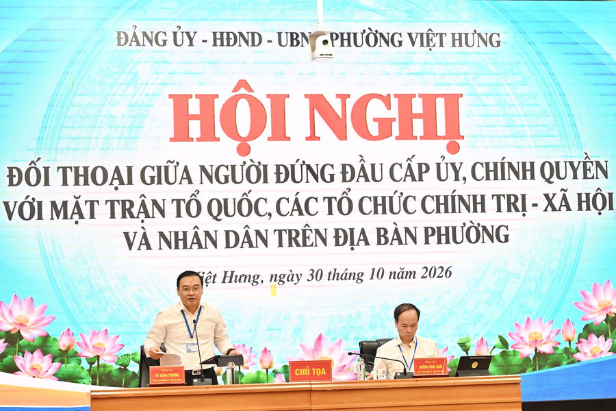Phường Việt Hưng: Đối thoại để tháo gỡ khó khăn